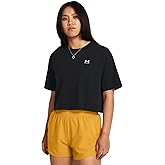 Under Armour Womens Boxy Crop Logo Short Sleeve T Shirt