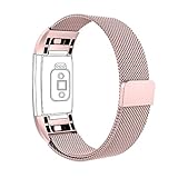 GinCoband Milanese Loop Bands for Fitbit Charge 2,Stainless Steel Metal Bracelet with Magnet Lock
