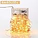 IDESION 2 Pack 20 Feet 60 Led Fairy Lights Waterproof Copper Wire Twinkle String Lights with 2 Mode Charging Type USB Powered/Battery Operated for Bedroom Indoor Holiday Decoration