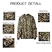 DoCred Ghillie Suit for Men, 3D Lightweight Hooded Camouflage Ghillie Breathable Hunting Suit