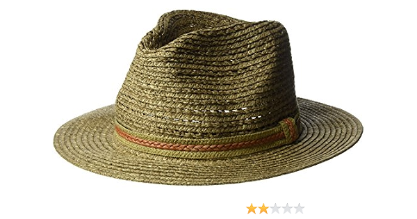 Garrell Braided Drop Brim Fedora Hat 