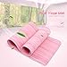 Tikaton Yoga Mat, High Density, Lasting Rebound POE Yoga Mat Bothside Non-Slip Exercise & Fitness Mat with Carrying Strap, Workout Mat 1/4 inch Pink, 72″L x 24″Wthumb 3
