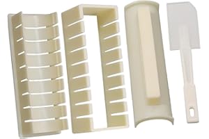 ABOOFAN Sushi Press Mold Onigiri Rice Roll Maker Set Plastic Sushi Making Tool for Home Use