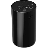 ScentBots ANZ Waterless Diffuser for Essential Oil for Home, Room, Black | Up to 600 sq ft, Battery Operated, 20mL, Timers &amp; Mist Levels, Car Diffuser, for Office, Bathroom, Cold Air, Portable
