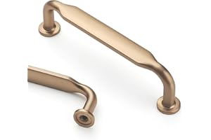 Asidrama 10 Pack 3.75 Inch(96mm) Champagne Bronze Kitchen Cabinet Handles, Cabinet Pulls Kitchen Cabinet Hardware for Cupboar