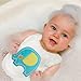Neat Solutions Applique Print Coral Fleece Cozy Cloth Bathtime Warming Towel, Elephant