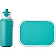 Mepal Campus Lunch Set (Pop Up Drinks Bottle and Sandwich Box) Pubd, ABS, Turkis, 0 mm 2