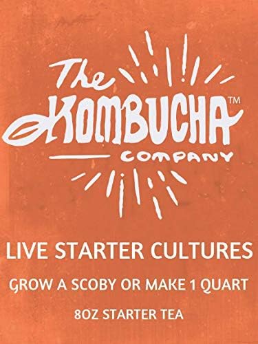 Live Starter Tea Cultures (1cup) by -The Kombucha Company (8oz Starter Tea)