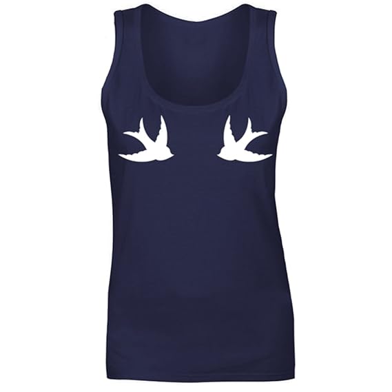 Flip Pour Femme Hirondelles Oiseaux Tatouage Style Gilet