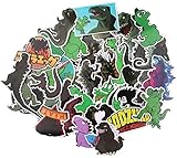 Mainstreet247 Godzilla Monster Themed Set of 37 Assorted Stickers Decal Set