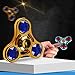 Afco Rhinestone Tri Spinner Finger Relieve Stress Fidget Figure Toy-Random Color