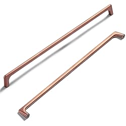 Goo-Ki Brushed Copper Cabinet Pulls with 12.6''Hole