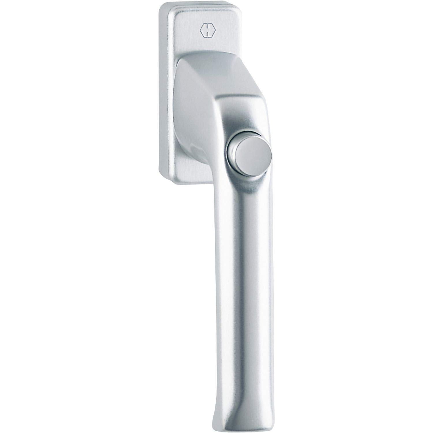 Hoppe Window Handle, London/Push Button, AL1, 1 Piece, 819553