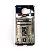 Retro Star Wars R2D2 Robot Phone Case Cover For Samsung Galaxy S6 cases Black Hard