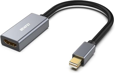 BENFEI Mini DisplayPort to HDMI Adapter Gold Plated Aluminum Shell