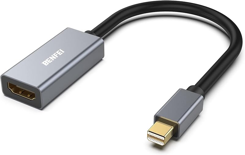 BENFEI Mini DisplayPort to HDMI Adapter Gold Plated Aluminum Shell