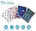 Thrive Reusable Pack of 4 - Long Lasting, Lightweight, Soft Gel Ice Packs for Lunch Bags, Cooler, Lunch Box, Camping, Beach Bags, Picnics, Injuries