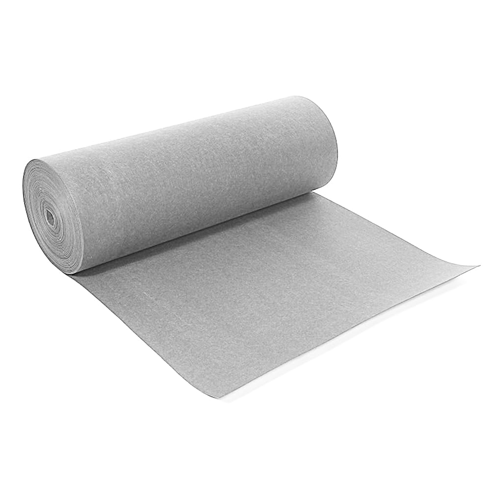 IVEOPPE Felt Fabric 30 cm x 250 cm x 3 mm, Craft Felt, Decorative Felt, Soft Felt, for Felt Mat Coasters, Decorative Felt, Bag Felt for Sewing and DIY Crafts (Light Grey)
