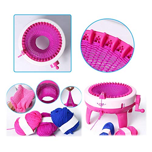 Hand Crank Knitting Machine 40 Needle Positions Weaving Loom Knit Scraf