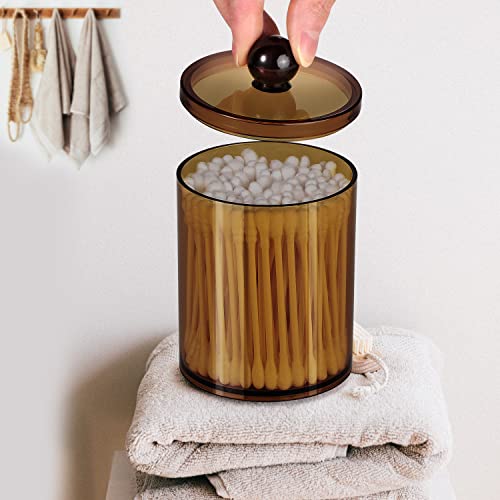 SheeChung 4 Pack Plastic Acrylic Bathroom Vanity Countertop Canister