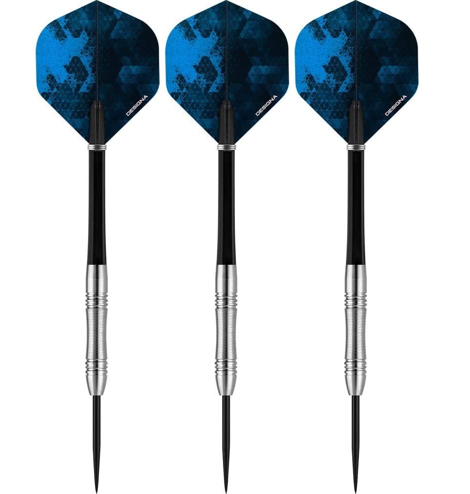 DESIGNA DARTS Ultralites V2 Darts | M4 | Micro Scallop Steel Tip Darts Set | 14g (D3519)