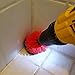 Bring It On Cleaner Drill Brush Set, Tile and Grout Cleaner Scrubber, Nylon Brush Drill Attachment, Tub and Shower Cleaning Brush
