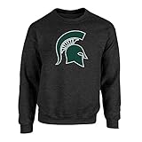 Michigan State Spartans Crewneck Sweatshirt Heather Gray