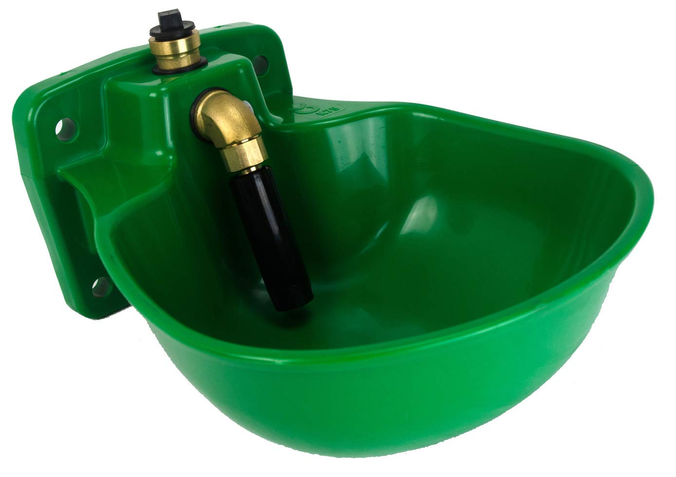 Kerbl Drinking Trough with Tap for Dogs and Cats, 2.8L, Wall or Pipe Mounting