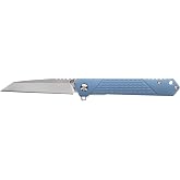 Schrade Delta Class Inert 7.5in with 3.25in AUS-8 Steel Blade and Aluminum Handle for EDC, Blue