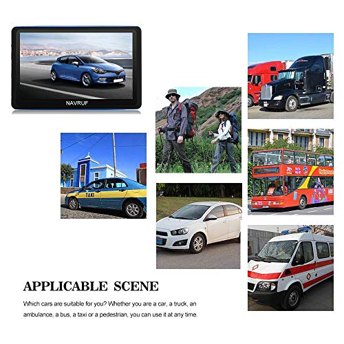 image for NAVRUF Car GPS Navigation, HD Touch 7-inch 8GB Navigation System, Voic