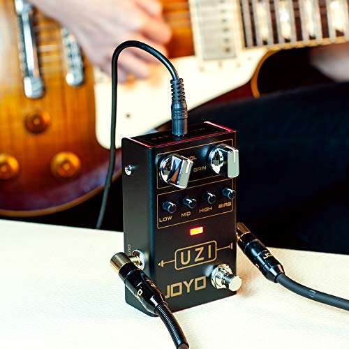 JOYO R03 UZI Distortion Pedal Guitar Effect Pedal for Heavy Metal
