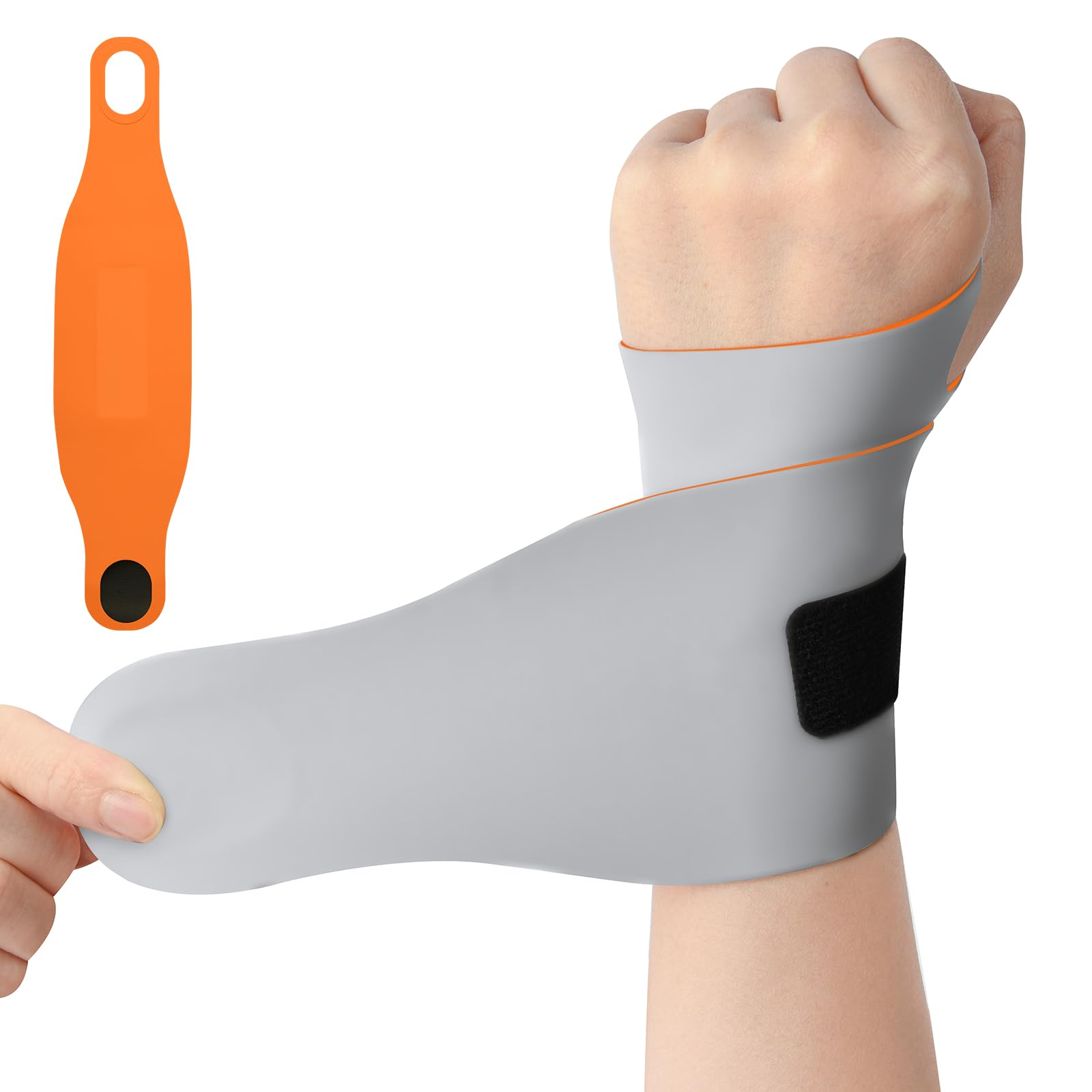 AOOWU Wrist Supports, Wrist Compression Strap and Support Wrist Brace Sport Unisex, Wrist Brace UltraThin & Adjustable for Fitness, Weightlifting, Tendoniti, Carpal Tunnel Arthritis, Wrist Pain Relief