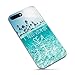 Compatible Summer Tropical Beach Quote and Saying I need Vitamin Sea Palm Tree Blue Clean Ocean Aloha Summer Clear Rubber Side Case Replacement for iPhone 8/iPhone 7
