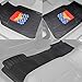 BDK Warner Bros DC Comics Classic Wonder Woman Car Accessories - Heavy Duty Rubber Floor Mats - Custom Fit, No-Slip Grip, All Weather, 3pc Set 2 Front Car Mats 27 x 18 in, 1 Rear Liner 18 x 58 in