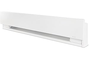 Stelpro SPR1502W High-End Baseboard, 1500W, 240 volts, 49-7/8" x 7 1/16", PRIMA Series - Top-of-the-line Baseboard Heater, Wh