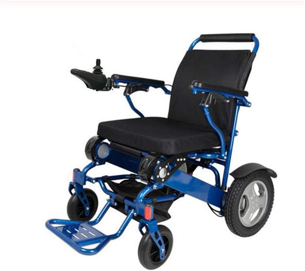 MEICHEN Aluminium alloy Folding light power electric Wheelchair with good price,Blue Amazon.co