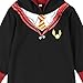 Crazybee 3Pcs Outfit Set Baby Boy Girl Infant Snuggle Rompers (3-6 Months), Black