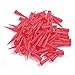 SODIAL(R) Plastic Tapered Pinhead Glue Dispenser Needle, 25 Gauge, 0.26mm Opening Size, Red (Pack of 100)