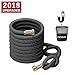 Crenova Garden Hose, 50ft Garden Hose, Upgraded Expandable Water Hose with Double Latex Core, 3/4'' Solid Brass Connectors, Extra Strength Textile, Easy Dry Storage Bag and Durable Garden Hose Holder