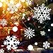 Kaqulec Window Cling Indoor Outdoor Ornaments Snowflakes Sticker White Snow Stickers Winter Wonderland for Home Office Xmas Party Supplies170pcs