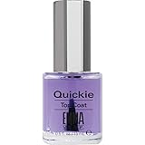 Quickie Top Coat, Fast-Drying Nail Top Coat for High Shine Gloss Protection, 12+ Free Formula, 100% Vegan & Cruelty-Free, 0.5 fl. oz.