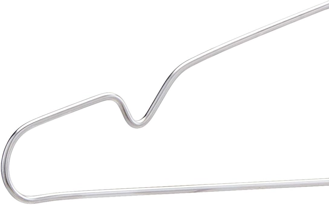 Amazon Basics Stainless Steel Clothes Hangers - Pack of 50, Chrome, 50 Pack - Image 5