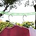 Pack of 2 Portable Windproof Clotheslines for Outdoor and Indoor Drying, Home, Travel and More - Green, Pink and Blue