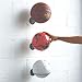 Wallniture Sporta Wall Mount Sports Ball Holder Display Storage Steel Black Set of 2