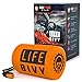 Life Bivy Emergency Sleeping Bag Thermal Bivvy - Use as Emergency Bivy Bag, Survival Sleeping Bag, Mylar Emergency Blanket, Survival Gear - Includes Nylon Sack with Survival Whistle + Paracord String