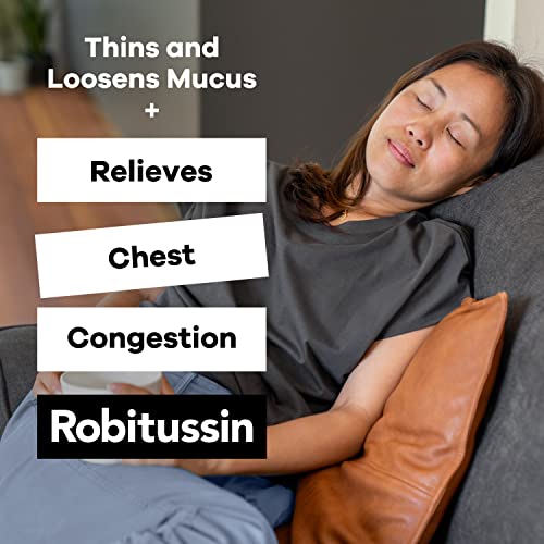 ROBITUSSIN SUGAR FREE COUGH + CHEST CONGESTION DM, COUGH AND CONGESTION MEDICINE, MINT FLAVOR – 4 FL OZ