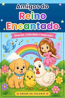 Livro Amigos do Reino Encantado 1 (O livro contem mais de 20 paginas e feito para crianças colorir)