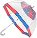 Totes Clear Bubble Umbrella (One Size, Red/Blue)