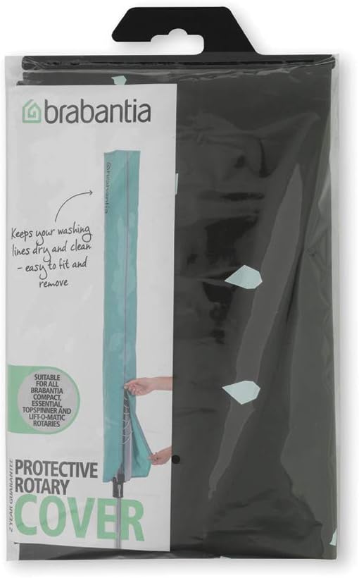 Brabantia Lift O Matic Advance Rotary Clothes Outdoor Airer Washing Line With Ground Tube Cover And Peg Bag 50m At John Lewis Partners