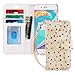 FYY for iPhone 8 Plus Case/iPhone 7 Plus Case, PU Leather Flip Wallet Phone Case with Card Holder Wrist Strap Kickstand Protective Cover for iPhone 7 Plus/8 Plus 5.5